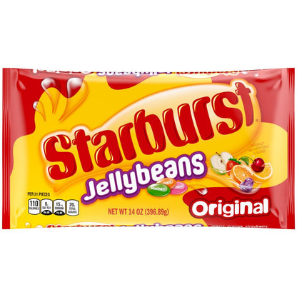 STARBURST | FaveREDS, Original Jelly Beans and Fruit Chews Candy | Resealable Bag
