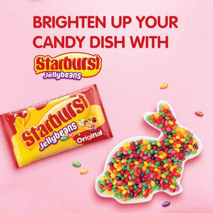 STARBURST | FaveREDS, Original Jelly Beans and Fruit Chews Candy | Resealable Bag