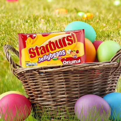 STARBURST | FaveREDS, Original Jelly Beans and Fruit Chews Candy | Resealable Bag