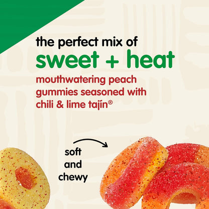 Snak Club | Rings | Sweet and Spicy Gummy Candy| Watermelon, Apple, Mango, Peach and Pineapple
