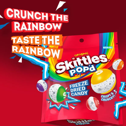 SKITTLES | Original, Wild Berry and POP'd Originals Freeze Dried Candy
