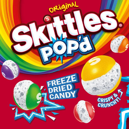 SKITTLES | Original, Wild Berry and POP'd Originals Freeze Dried Candy