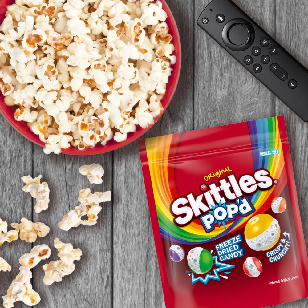 SKITTLES | Original, Wild Berry and POP'd Originals Freeze Dried Candy