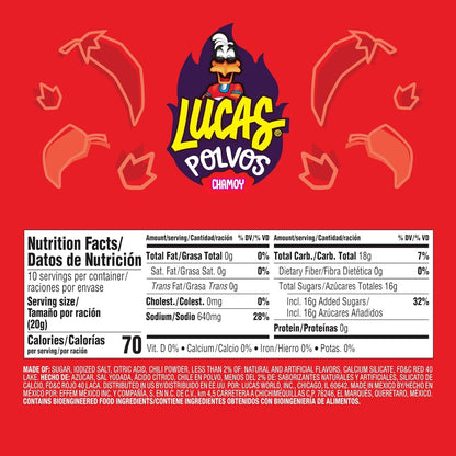 LUCAS | POLVOS | Powder and HOT Liquid (Watermelon and Chamoy)