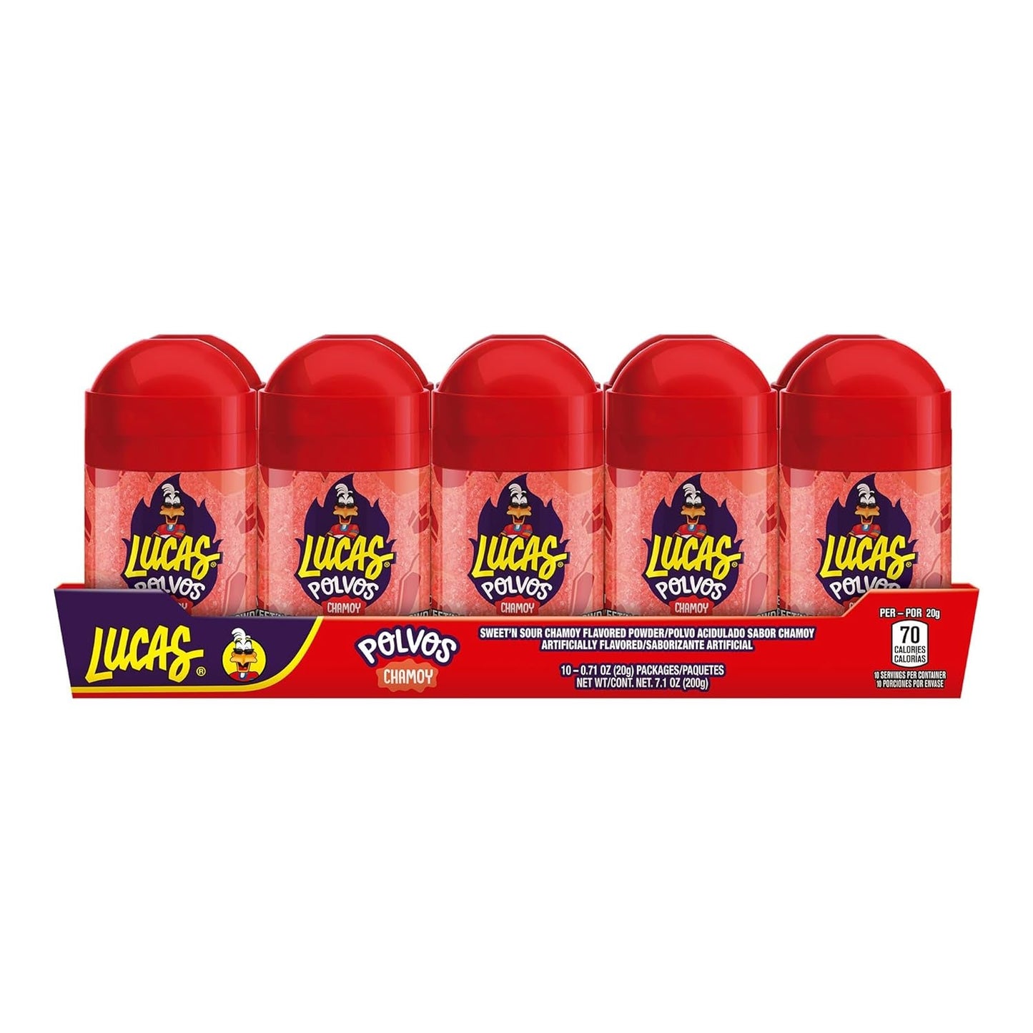 LUCAS | POLVOS | Powder and HOT Liquid (Watermelon and Chamoy)
