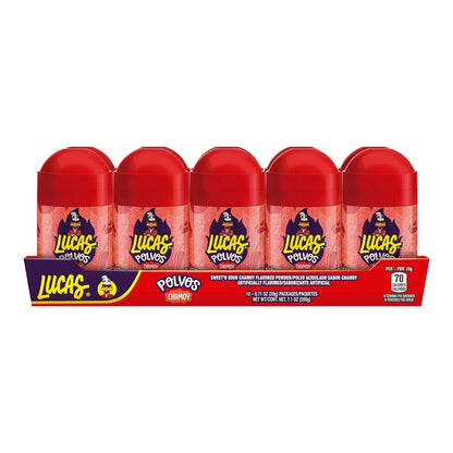 LUCAS | POLVOS | Powder and HOT Liquid (Watermelon and Chamoy)