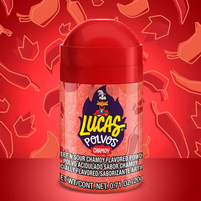 LUCAS | POLVOS | Powder and HOT Liquid (Watermelon and Chamoy)