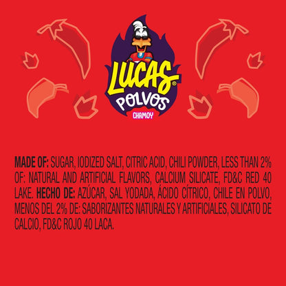 LUCAS | POLVOS | Powder and HOT Liquid (Watermelon and Chamoy)