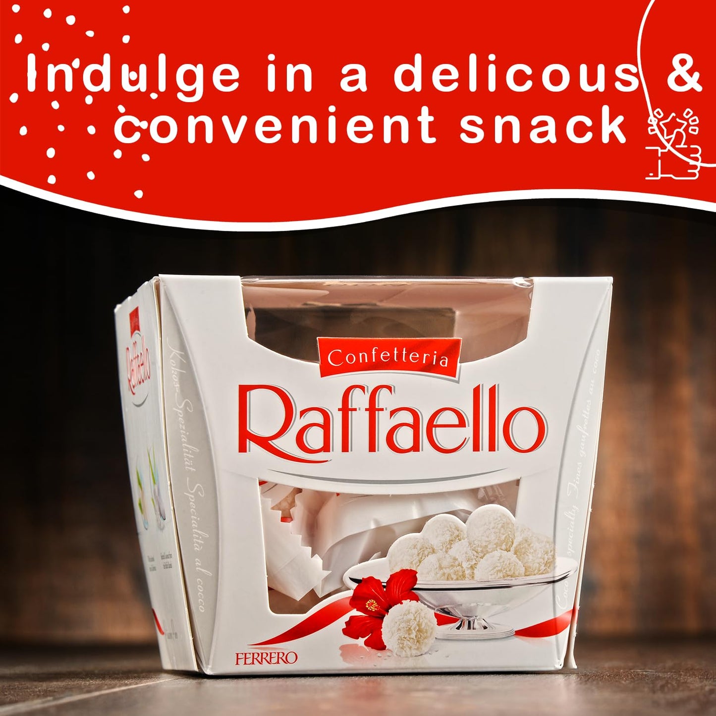Ferrero Rocher Raffaello - Premium White Almond, Cream & Coconut Treat