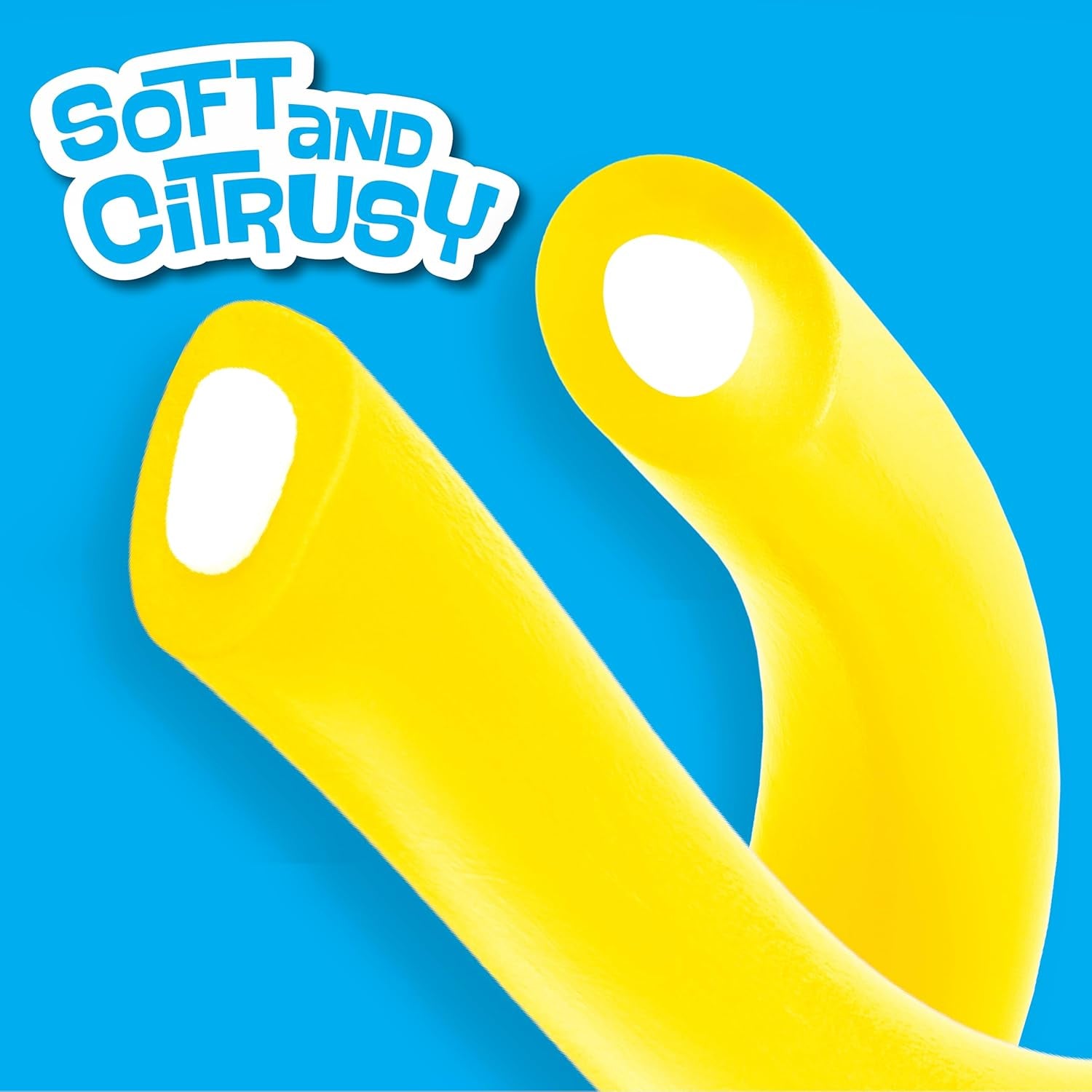 Lemonhead Ropes | Lemon, Tart and Citrusy | Soft and Chewy Candy | 9 oz