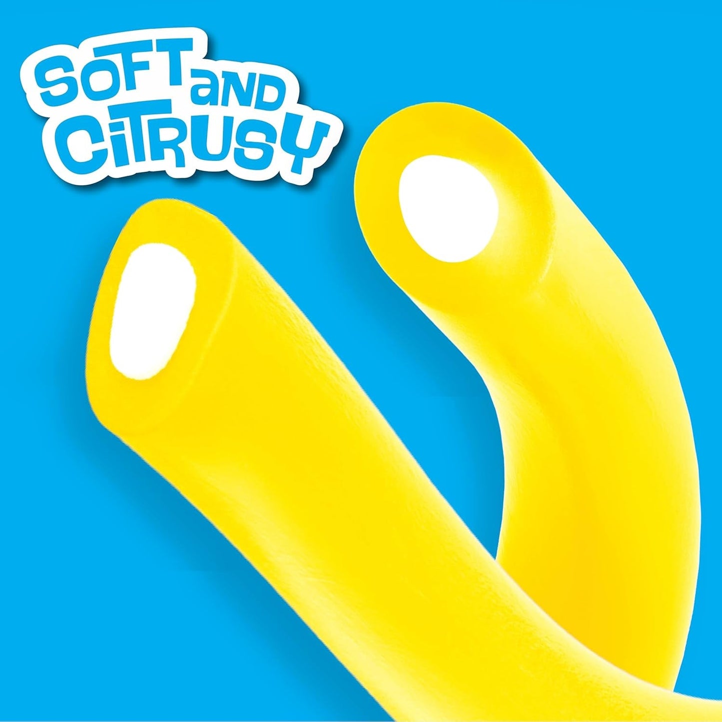Lemonhead Ropes | Lemon, Tart and Citrusy | Soft and Chewy Candy | 9 oz