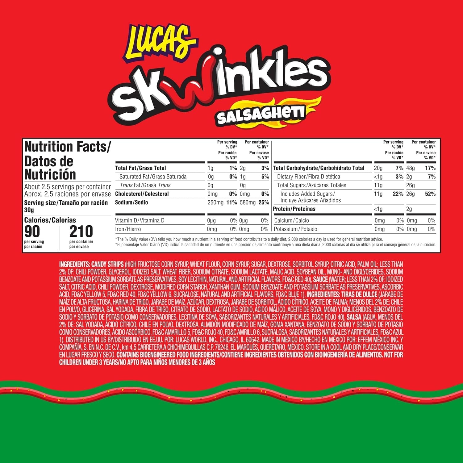 LUCAS | SKWINKLES, Skwinklote and Chunks (Multiple Flavors)