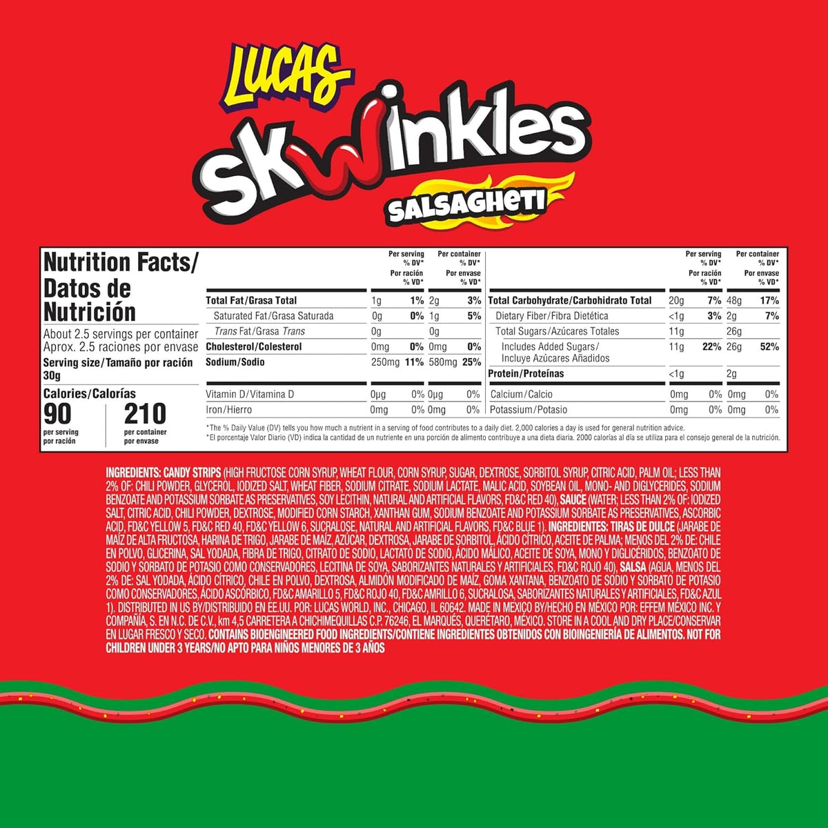 LUCAS | SKWINKLES, Skwinklote and Chunks (Multiple Flavors)
