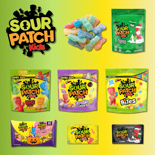 SOUR PATCH KIDS | Big Kids, Sour & Swet, Fruits Mix and Bites
