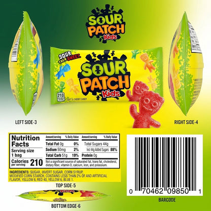 SOUR PATCH KIDS | Big Kids, Sour & Swet, Fruits Mix and Bites