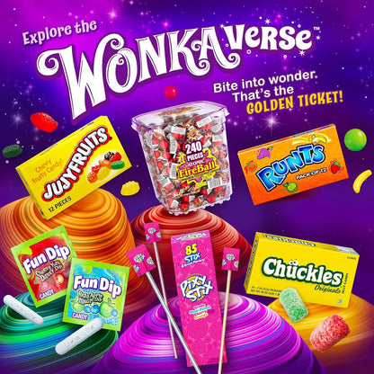 Wonka Spree | Original Hard Candy Resealable Bag and Theatre Box