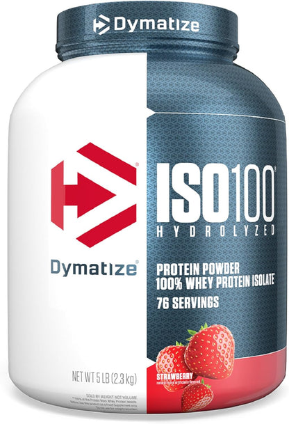 Dymatize ISO100 - Hydrolyzed Protein Powder - 100% Whey Isolate - (Multiple Flavors)
