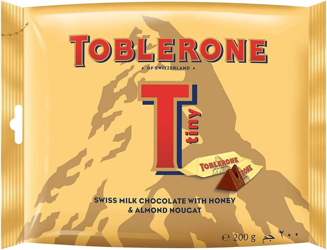 Toblerone Tiny - Mini Swiss Milk Chocolate with Honey and Almond Nougat