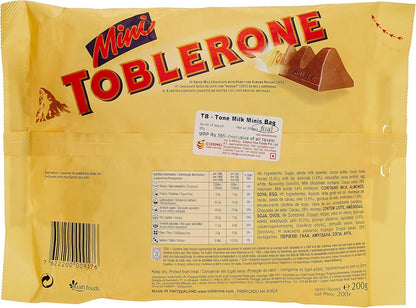 Toblerone Tiny - Mini Swiss Milk Chocolate with Honey and Almond Nougat