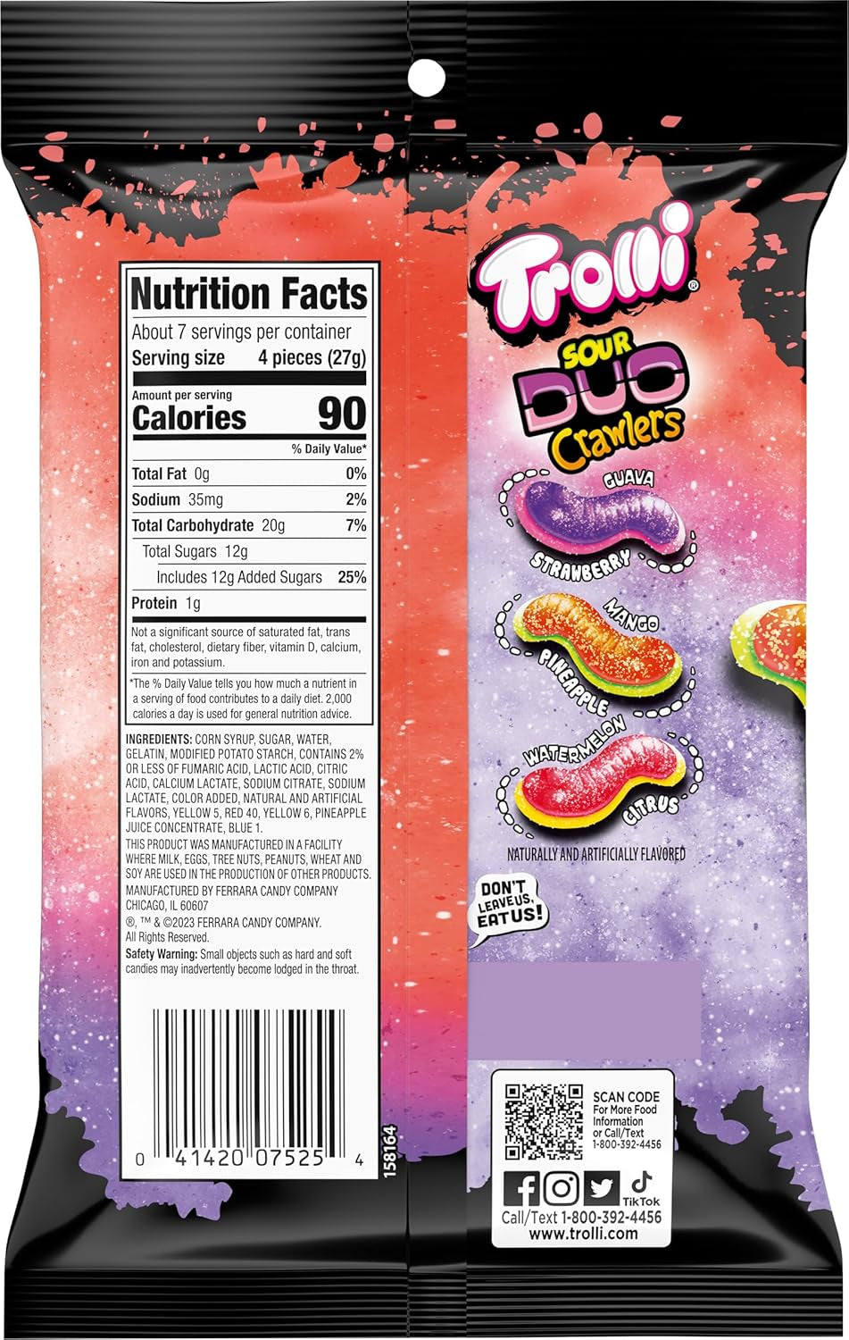 TROLLI | Sour Brite, Duo and Electric Crawlers | Gummy Worms