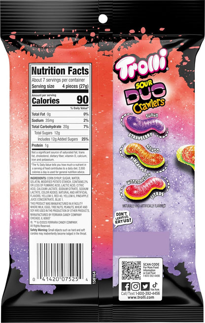 TROLLI | Sour Brite, Duo and Electric Crawlers | Gummy Worms
