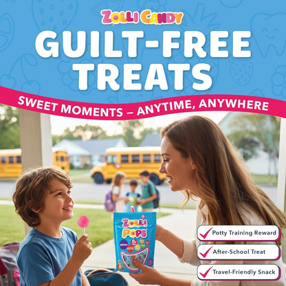 Zollipops | Clean Teeth Zolli Drops, Lollipops and Taffy | Sugar Free | Multi-Flavors