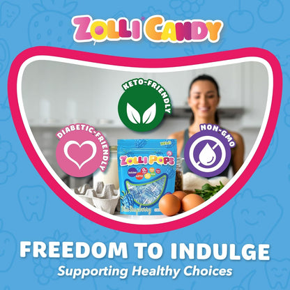 Zollipops | Clean Teeth Zolli Drops, Lollipops and Taffy | Sugar Free | Multi-Flavors