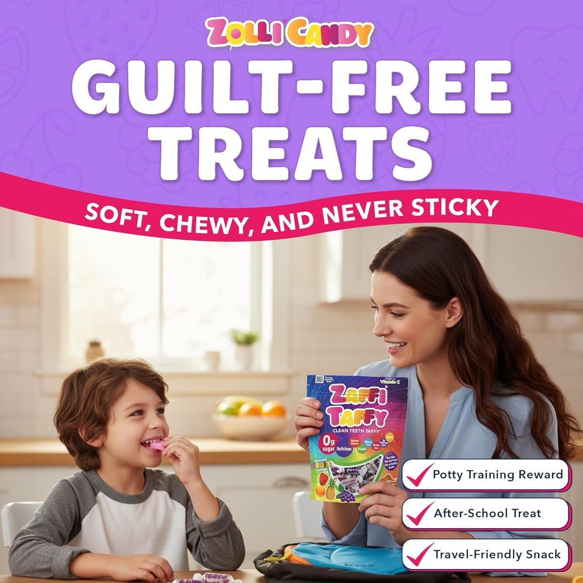 Zollipops | Clean Teeth Zolli Drops, Lollipops and Taffy | Sugar Free | Multi-Flavors