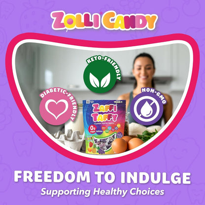 Zollipops | Clean Teeth Zolli Drops, Lollipops and Taffy | Sugar Free | Multi-Flavors