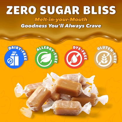 Zollipops | Sugar-Free Caramelz, 3Oz Bag