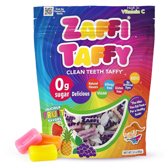 Zollipops | Taffy Assorted Flavors, 3 Oz - Dental-Friendly